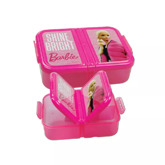 Barbie Shine Bright több rekeszes uzsonnás doboz, szendvicsdoboz Barbie Shine Bright több rekeszes uzsonnás doboz, szendvicsdoboz