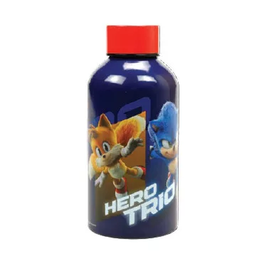   Sonic a sündisznó Hero Trio alumínium kulacs csavaros kupakkal 500 ml