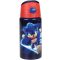 Sonic a sündisznó Brawn alumínium szívószálas kulacs akasztóval 500 ml