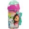 Gabi babaháza Color Fade műanyag szívószálas kulacs akasztóval 500 ml