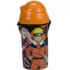 Naruto Fire műanyag szívószálas kulacs akasztóval 500 ml