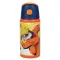 Naruto Fire Orange alumínium szívószálas kulacs akasztóval 500 ml