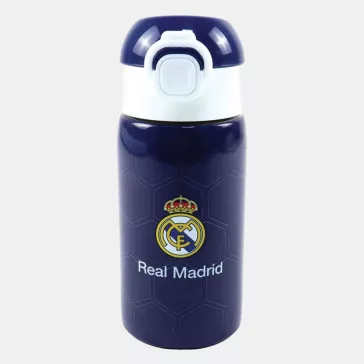 Real Madrid Blue alumínium szívószálas kulacs 500 ml