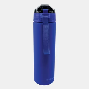 Real Madrid Blue műanyag matt szívószálas kulacs 700 ml