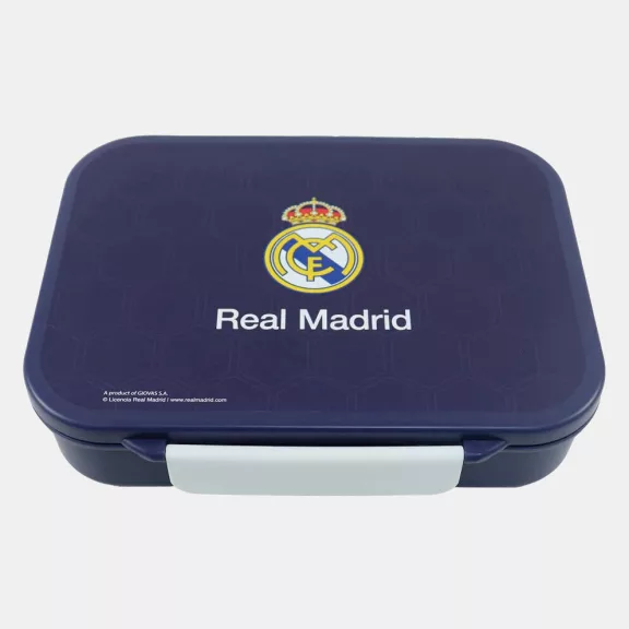 Real Madrid Blue több rekeszes uzsonnás doboz, szendvicsdoboz Real Madrid Blue több rekeszes uzsonnás doboz, szendvicsdoboz