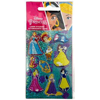Disney Hercegnők Shining Blue hologrammos matrica szett