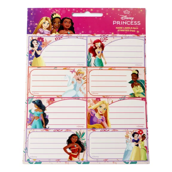 Disney Hercegnők Spring füzetcímke 16 db-os Disney Hercegnők Spring füzetcímke 16 db-os
