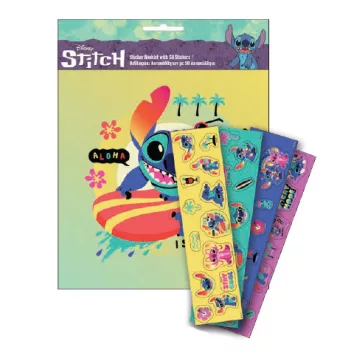   Disney Lilo és Stitch, A csillagkutya Surf matricás album 50 db matricával