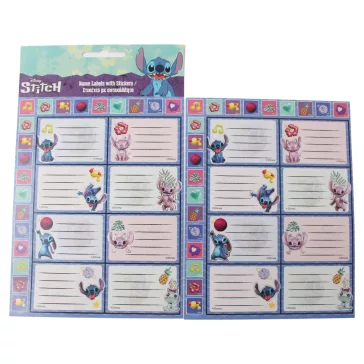   Disney Lilo és Stitch, A csillagkutya Aliens füzetcímke matricával 16 db-os