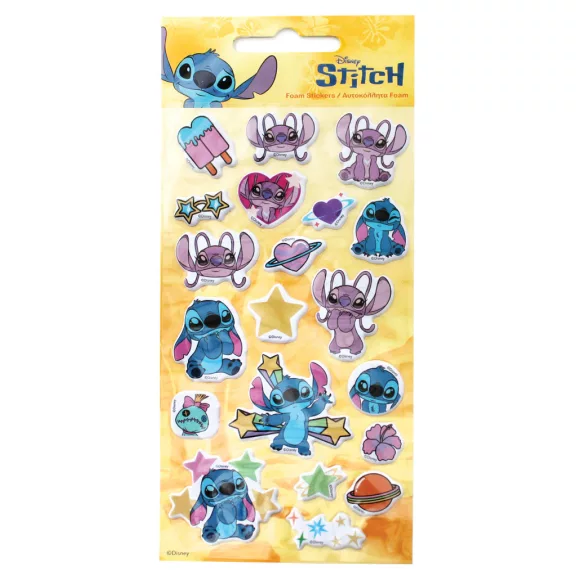 Disney Lilo és Stitch, A csillagkutya Universe pufi szivacs matrica szett Disney Lilo és Stitch, A csillagkutya Universe pufi szivacs matrica szett
