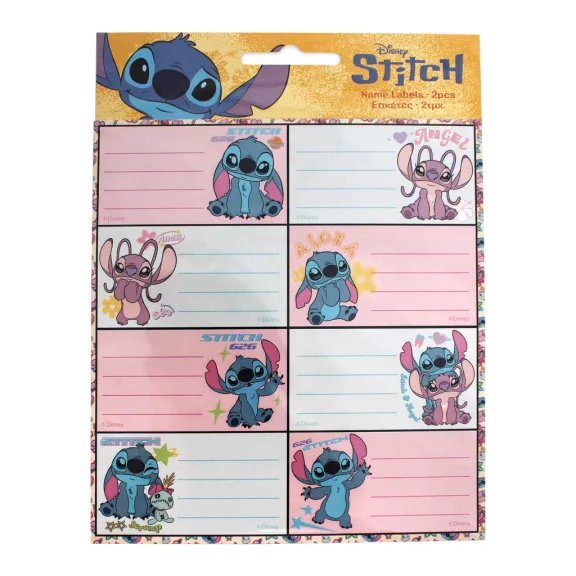 Disney Lilo és Stitch, A csillagkutya Universe füzetcímke 16 db-os Disney Lilo és Stitch, A csillagkutya Universe füzetcímke 16 db-os