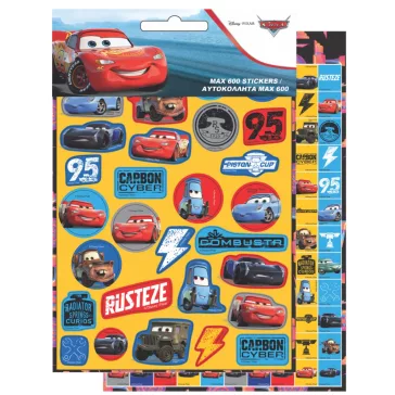 Disney Verdák Adventure 600 darabos matrica szett