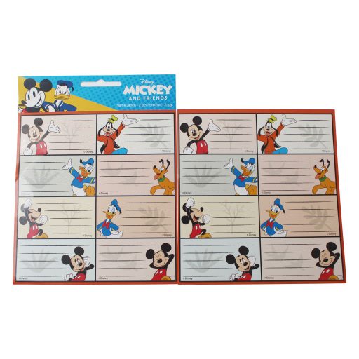 Disney Mickey Fun füzetcímke 16 db-os