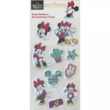 Disney Minnie Love pufi szivacs matrica szett