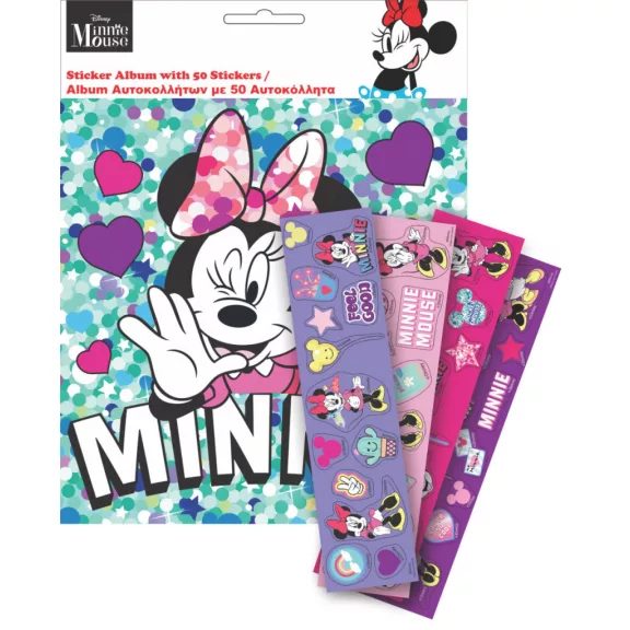 Disney Minnie Looking matricás album 50 db matricával Disney Minnie Looking matricás album 50 db matricával