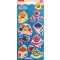 Baby Shark Aquatic pufi szivacs matrica szett