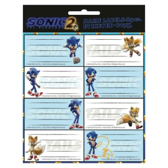 Sonic a sündisznó Speed füzetcímke 16 db-os
