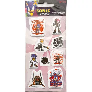 Sonic a sündisznó New Yoke pufi szivacs matrica szett
