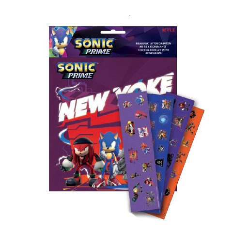 Sonic a sündisznó New Yoke matricás album 50 db matricával