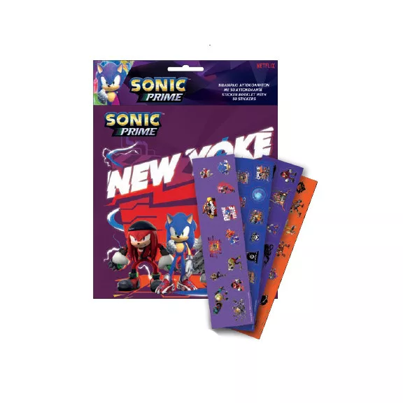 Sonic a sündisznó New Yoke matricás album 50 db matricával Sonic a sündisznó New Yoke matricás album 50 db matricával