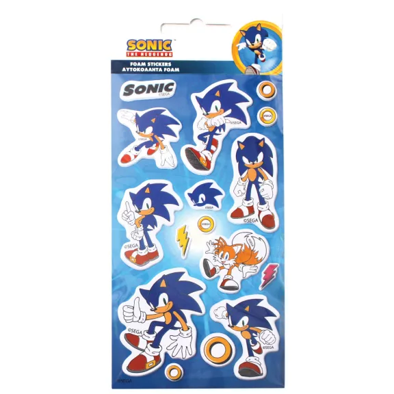 Sonic a sündisznó Thunder pufi szivacs matrica szett Sonic a sündisznó Thunder pufi szivacs matrica szett