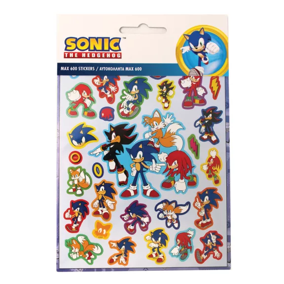 Sonic a sündisznó Squad 600 darabos matrica szett Sonic a sündisznó Squad 600 darabos matrica szett