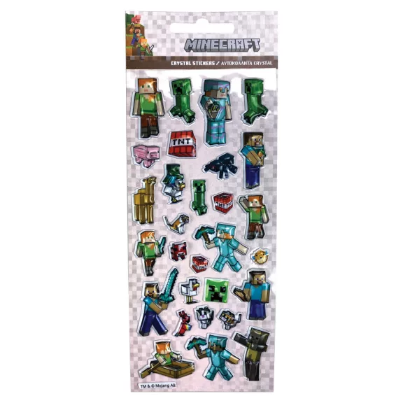 Minecraft Creepers Need Hugs bubble matrica Minecraft Creepers Need Hugs bubble matrica