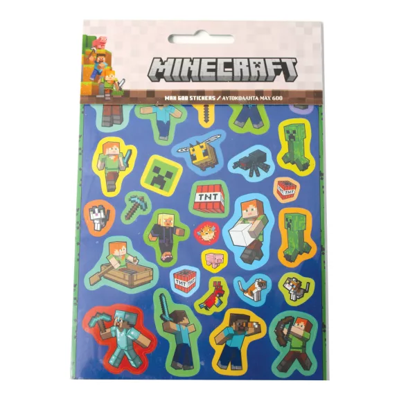Minecraft Adventures 600 darabos matrica szett Minecraft Adventures 600 darabos matrica szett