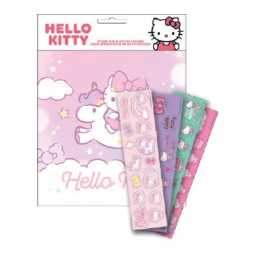 Hello Kitty Unicorn matricás album 50 db matricával