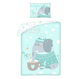   Elefánt Beautiful Day gyerek, ovis ágyneműhuzat 100×135cm, 40×60 cm