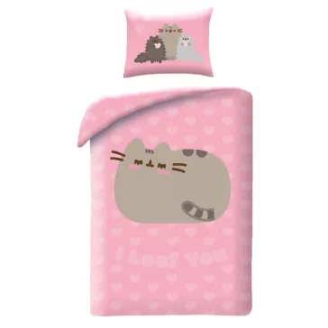   Pusheen Loaf You ágyneműhuzat 140×200cm, 70×90 cm microfibre