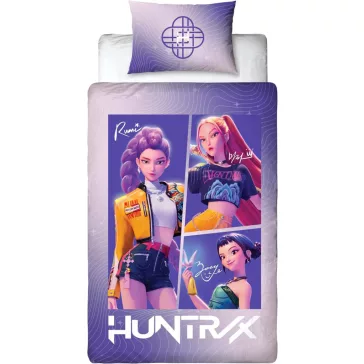   K-pop Démonvadászok Saja Boys kétoldalas ágyneműhuzat 140×200cm, 70x90 cm microfibre