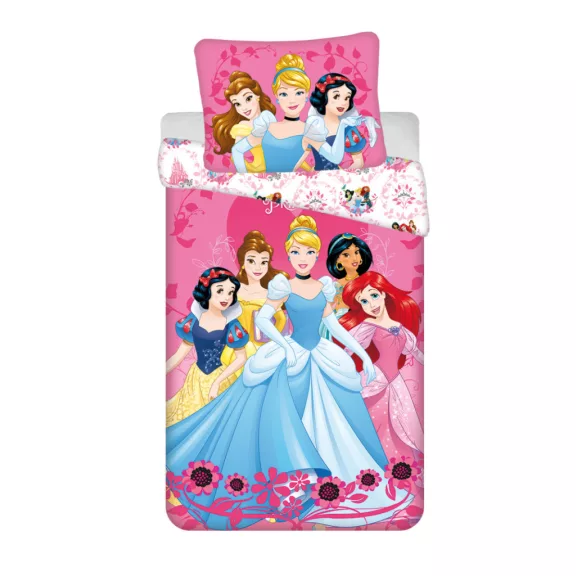 Disney Hercegnők Heart ágyneműhuzat 140×200cm, 70×90 cm Disney Hercegnők Heart ágyneműhuzat 140×200cm, 70×90 cm