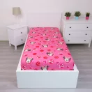 Disney Minnie Hearts gumis lepedő 90x200 cm Disney Minnie Hearts gumis lepedő 90x200 cm