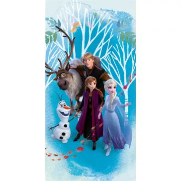   Disney Jégvarázs Blue fürdőlepedő, strand törölköző 70x140cm
