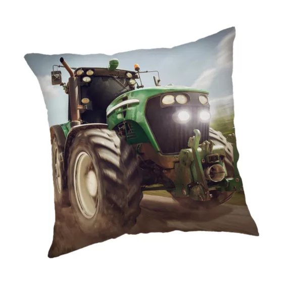 Traktor Green párnahuzat 45x45 cm Traktor Green párnahuzat 45x45 cm