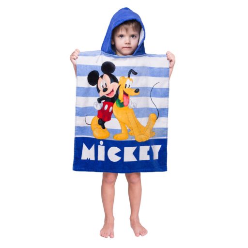 Disney Mickey Stripe strand törölköző poncsó 50x115cm