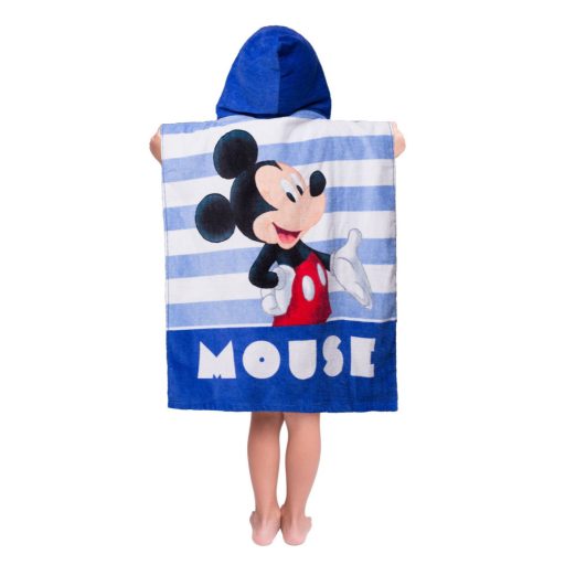 Disney Mickey Stripe strand törölköző poncsó 50x115cm