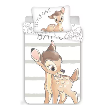   Disney Bambi Little One gyerek, ovis ágyneműhuzat 100×135cm, 40×60 cm