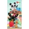 Bing Happy Friends fürdőlepedő, strand törölköző 70x140 cm