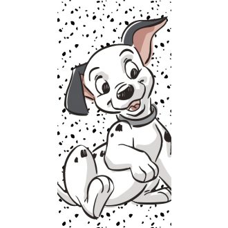   Disney 101 kiskutya White fürdőlepedő, strand törölköző 70x140cm
