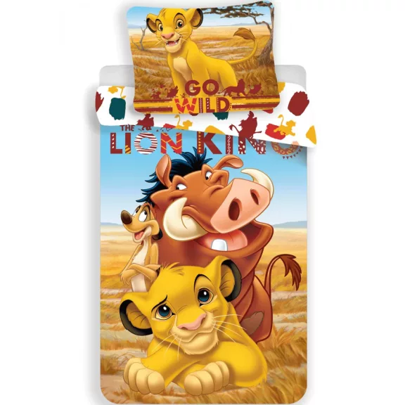 Disney Az Oroszlánkirály Pride Lands Trio gyerek, ovis ágyneműhuzat 100×135cm, 40×60 cm Disney Az Oroszlánkirály Pride Lands Trio gyerek, ovis ágyneműhuzat 100×135cm, 40×60 cm