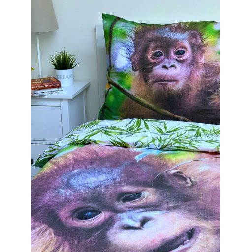 Orangután Jungle Joy ágyneműhuzat 140×200cm, 70×90 cm