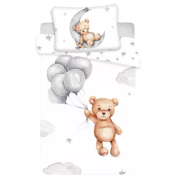   Maci Teddy Balloon gyerek, ovis ágyneműhuzat 100×135cm, 40×60 cm