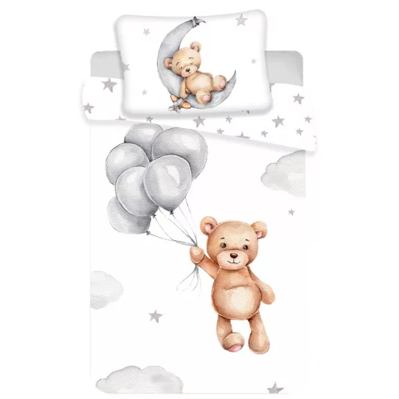 Maci Teddy Balloon gyerek, ovis ágyneműhuzat 100×135cm, 40×60 cm Maci Teddy Balloon gyerek, ovis ágyneműhuzat 100×135cm, 40×60 cm