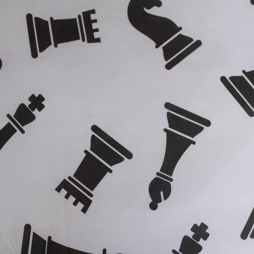 Sakk Pieces ágyneműhuzat 140×200cm, 70×90 cm