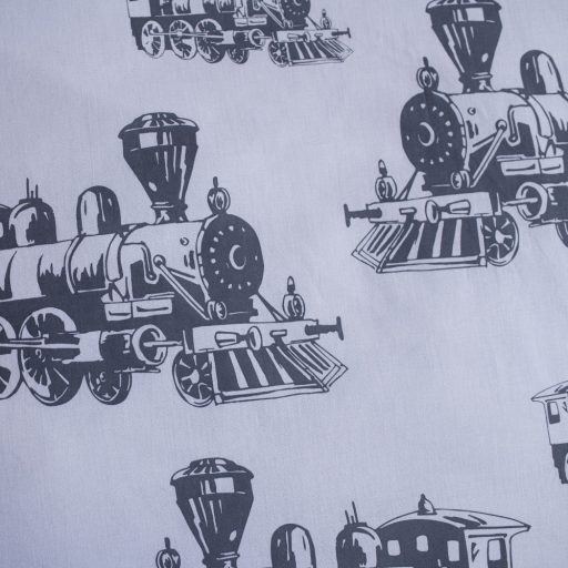 Vonat Stream ágyneműhuzat 140×200cm, 70×90 cm