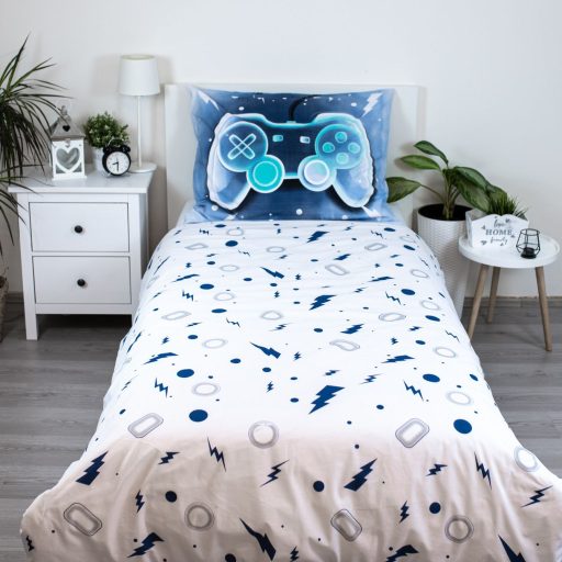 Gamer Game Over ágyneműhuzat  140×200cm, 70×90 cm