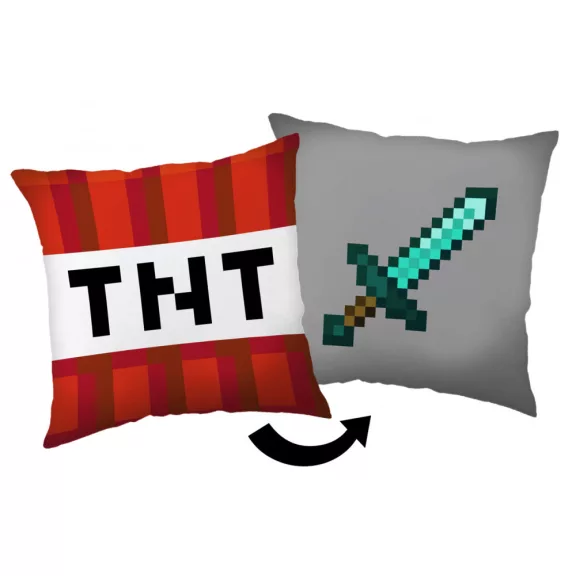 Minecraft TNT Sword párna, díszpárna 40 x 40 cm Minecraft TNT Sword párna, díszpárna 40 x 40 cm