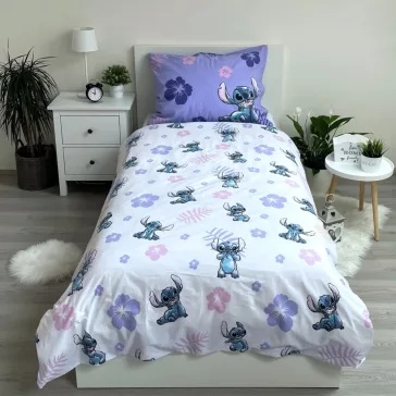   Disney Lilo és Stitch, A csillagkutya Blooming ágyneműhuzat 140×200cm, 70×90 cm
